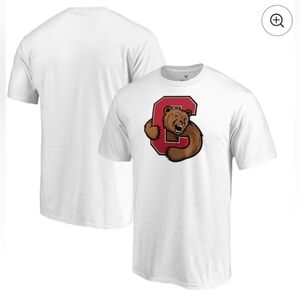 CORNELL "Big Red" primary team logo t-shirt👕🐻❤️🖤